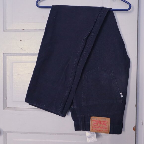 Levi's Black 502 Corduroy Pants - Picture 1 of 1